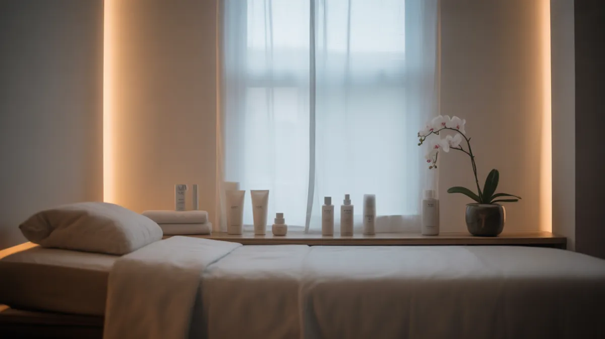 Résultat peau éclatante après soin du visage