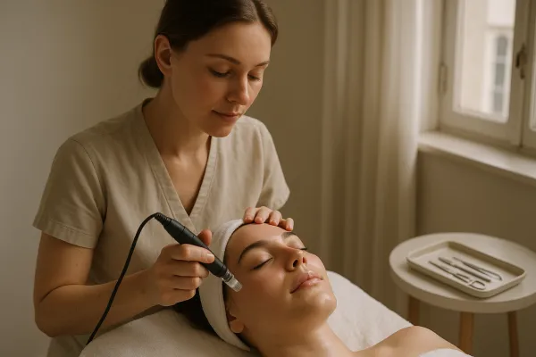 Le microneedling: booster de collagéne.